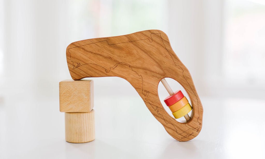 Florida State Wooden Baby Rattle™