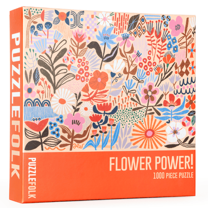 Flower Power 1000 Piece Jigsaw Puzzle | Puzzlefolk