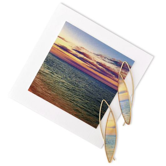Oh To Be Where The Sky Meets The Sea Earrings