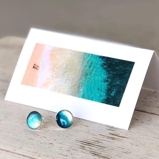 Rise With the Tide - Post Earrings