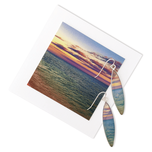 Oh To Be Where The Sky Meets The Sea Earrings