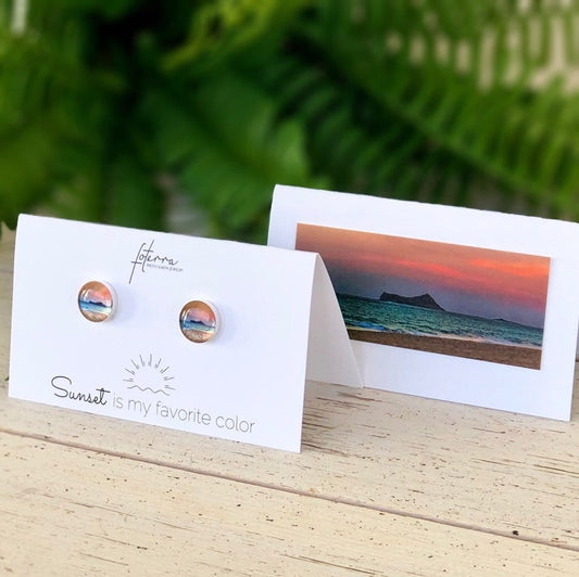 Sunset Is My Favorite Color - Post Earrings