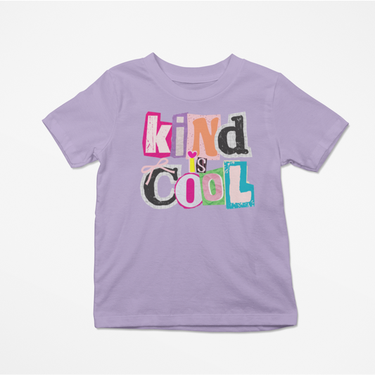 Kind Is Cool Youth & Toddler Grpahic Tee