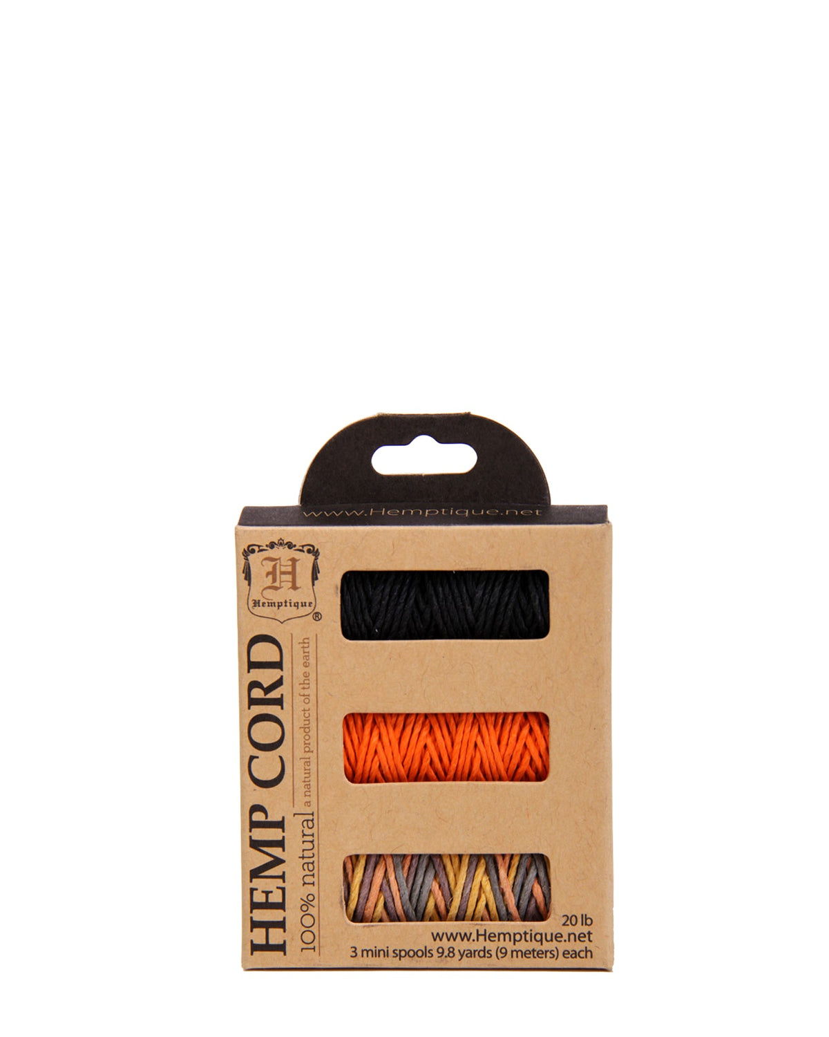 #20 Hemp Cord 3-Pack Mini Spools
