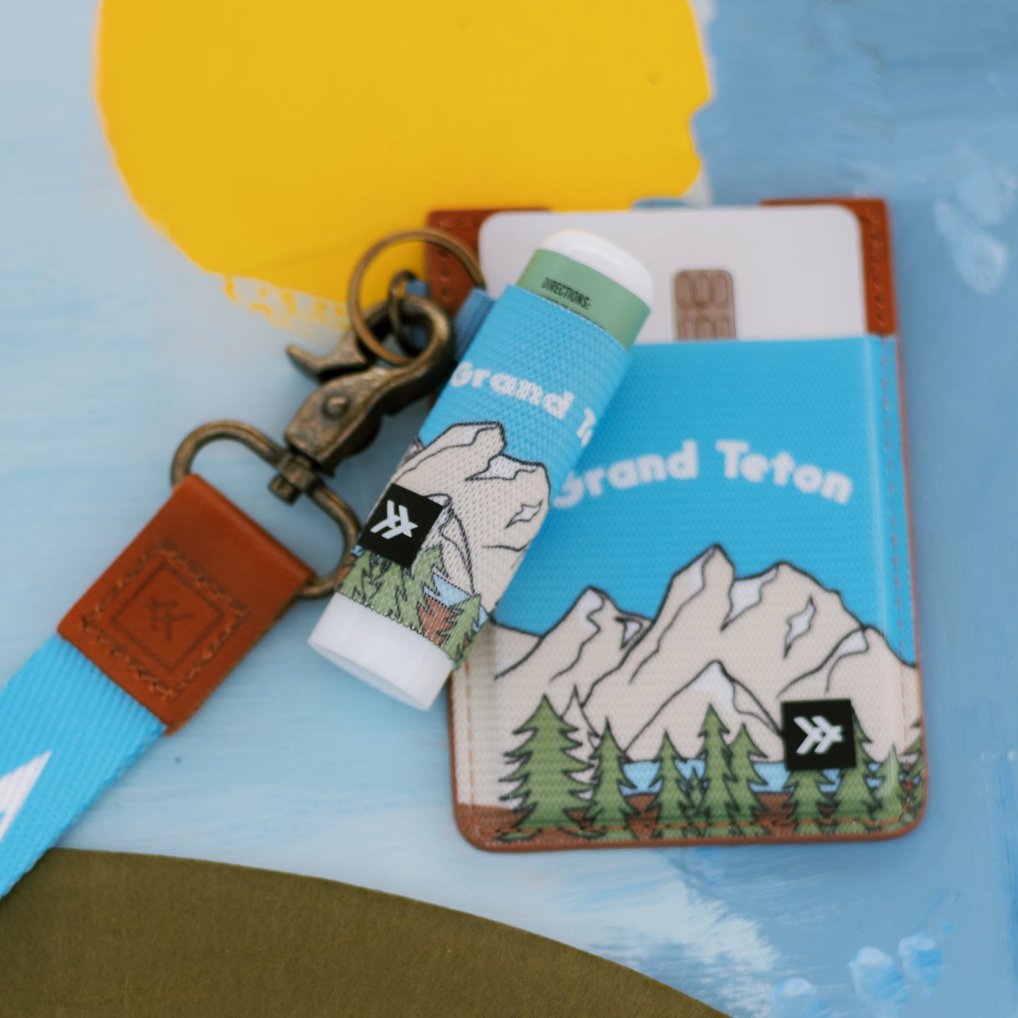 Grand Teton - Chapstick Holder Keychain