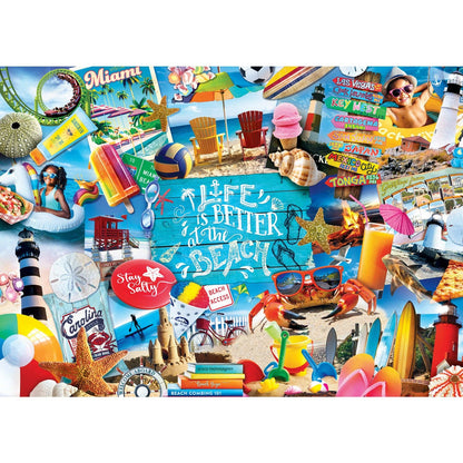 Greetings From the Beach 500 Piece Jigsaw Puzzle | Masterpieces Puzzles