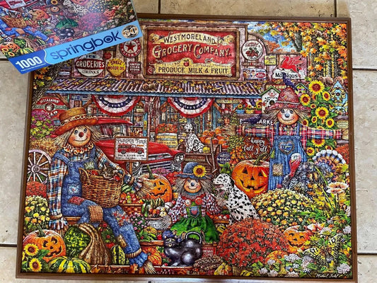 Happy Fall Y'all 1000 Piece Jigsaw Puzzle | Springbok Puzzles
