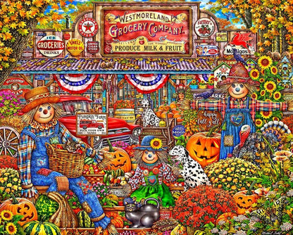 Happy Fall Y'all 1000 Piece Jigsaw Puzzle | Springbok Puzzles