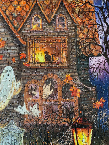 Haunted House 1000 Piece Jigsaw Puzzle by Springbok Puzzles