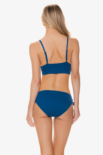Tunnel Side Hipster  |  Jacquard Textured Marine Blue