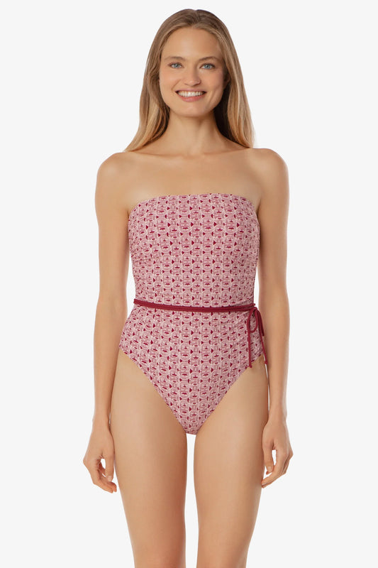 Belted Bandeau One-Piece  |  Links