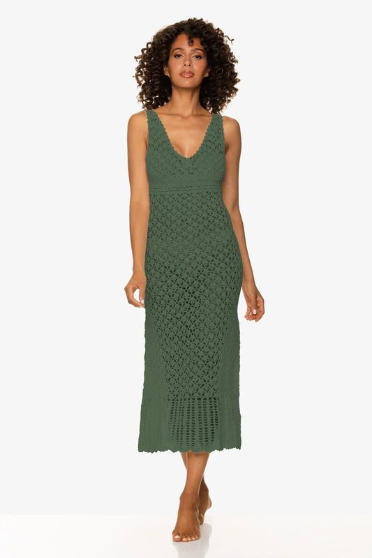 Claudia Crochet Midi Dress  |   Fatigue