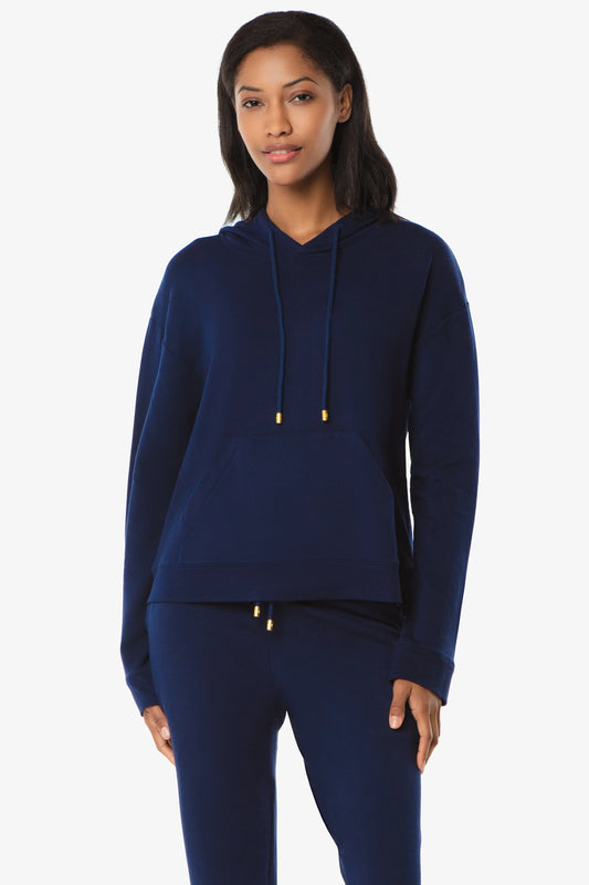 Hoodie With Front Pocket  |  Navy