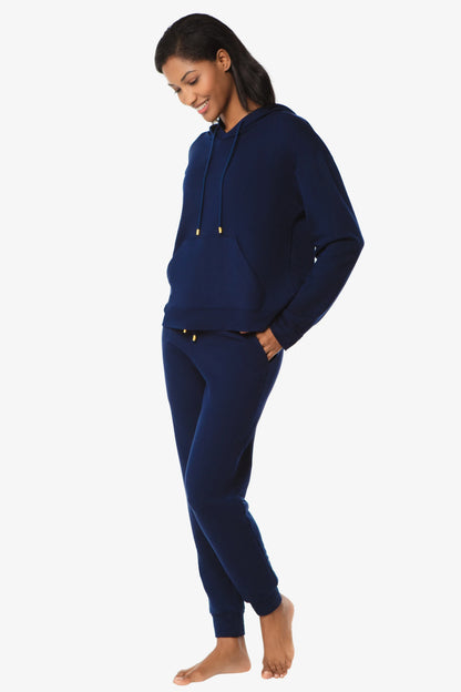 Hoodie With Front Pocket  |  Navy