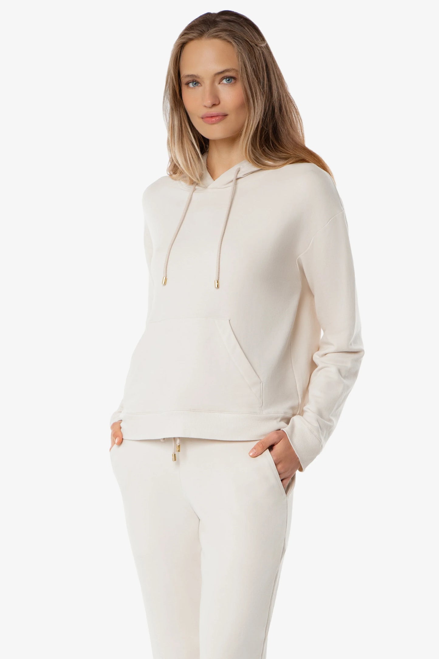 Hoodie With Front Pocket  |  Stone
