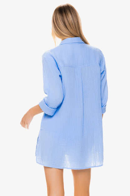 Island Shirt  |  Peri Blue