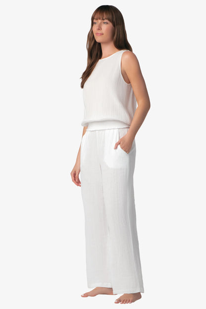 Island Sleeveless Top  |   White
