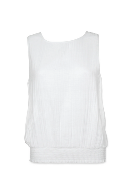 Island Sleeveless Top  |   White