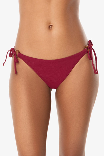Tortoise Ring String Bottom  |  Merlot Cora Texture
