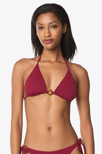 Tortoise Ring String Top  |  Merlot Cora Texture