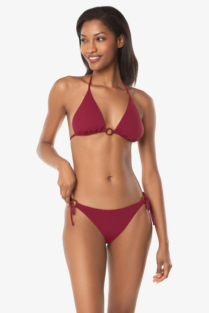 Tortoise Ring String Bottom  |  Merlot Cora Texture