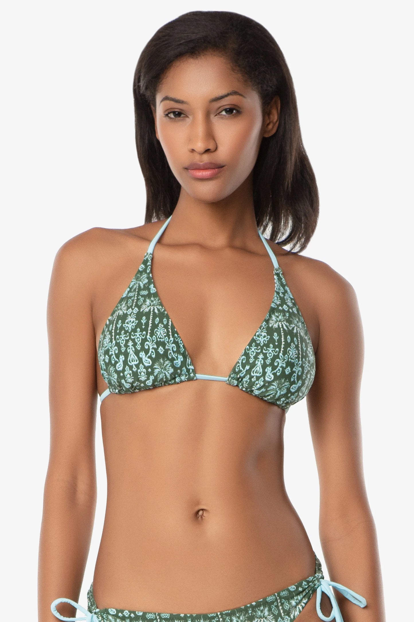 Reversible String Bikini Top  |   Salento/Stripe