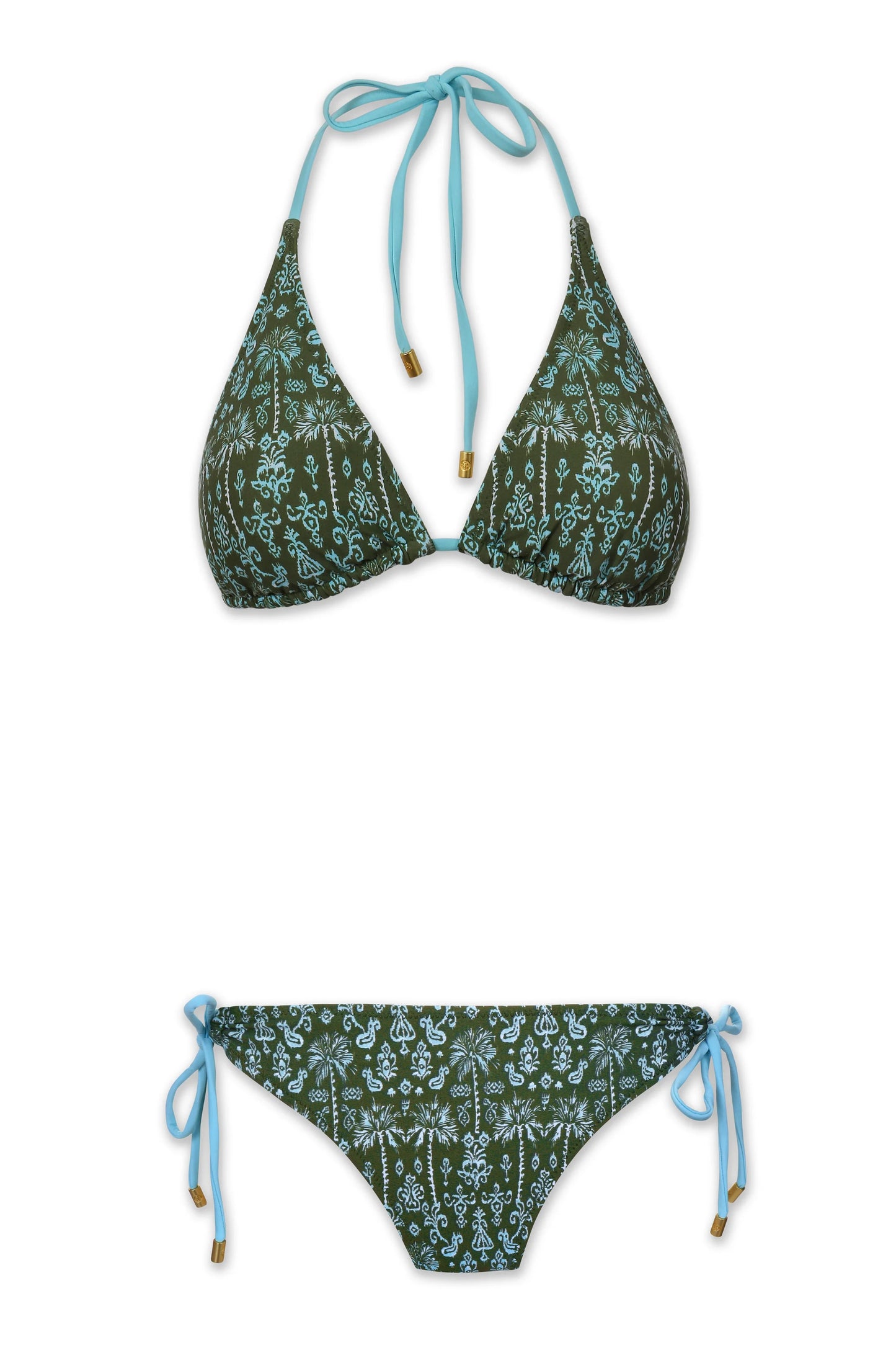 Reversible String Bikini Top  |   Salento/Stripe