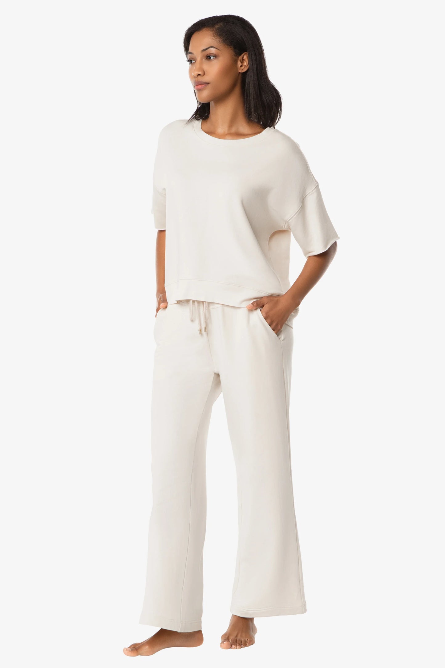 Short Sleeve Pullover  |  Stone