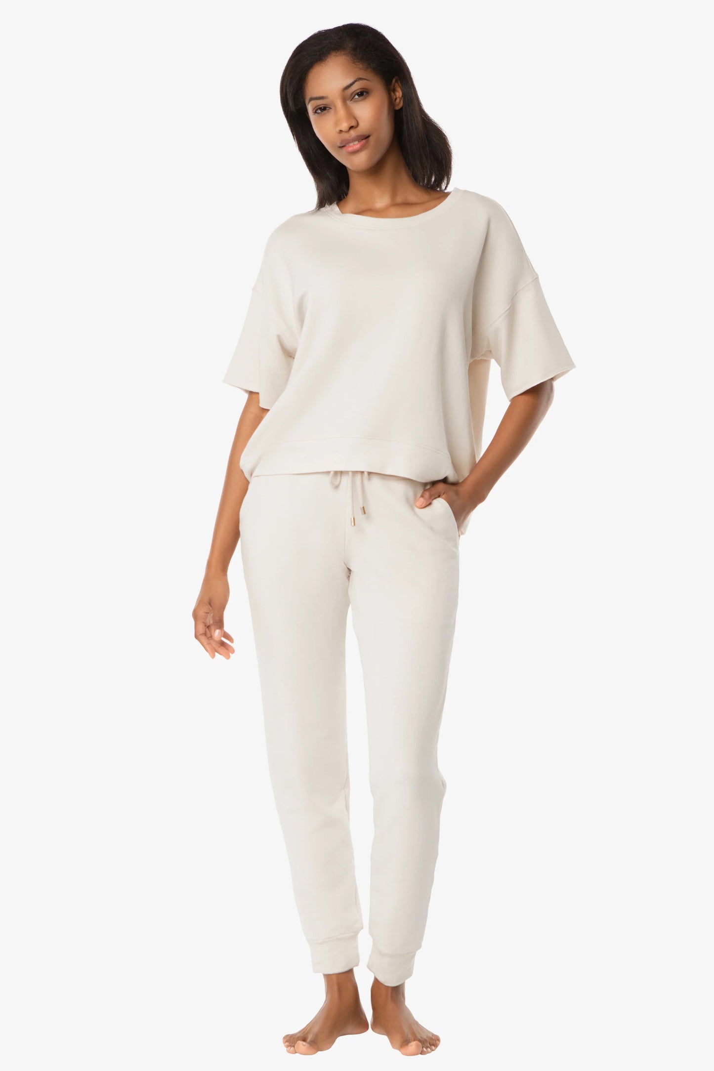 Short Sleeve Pullover  |  Stone