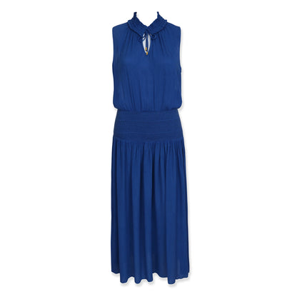 Sleeveless Smocked Dress  |  Hamptons Blue