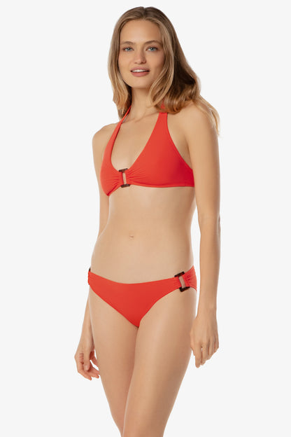 Tortoise Halter  |  Textured Tropical Coral