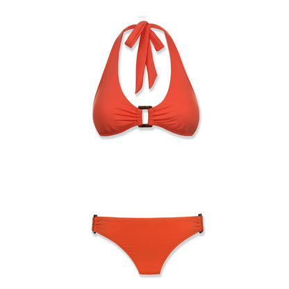 Tortoise Halter  |  Textured Tropical Coral