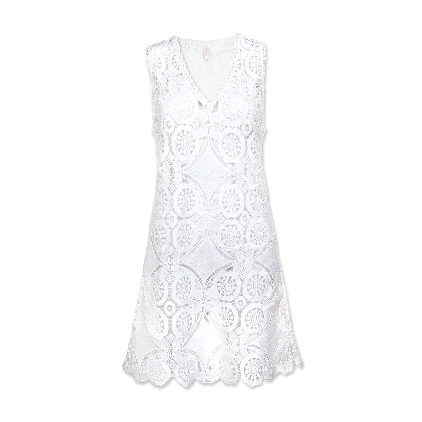V-Neck Lace Dress  |   Lace Crochet