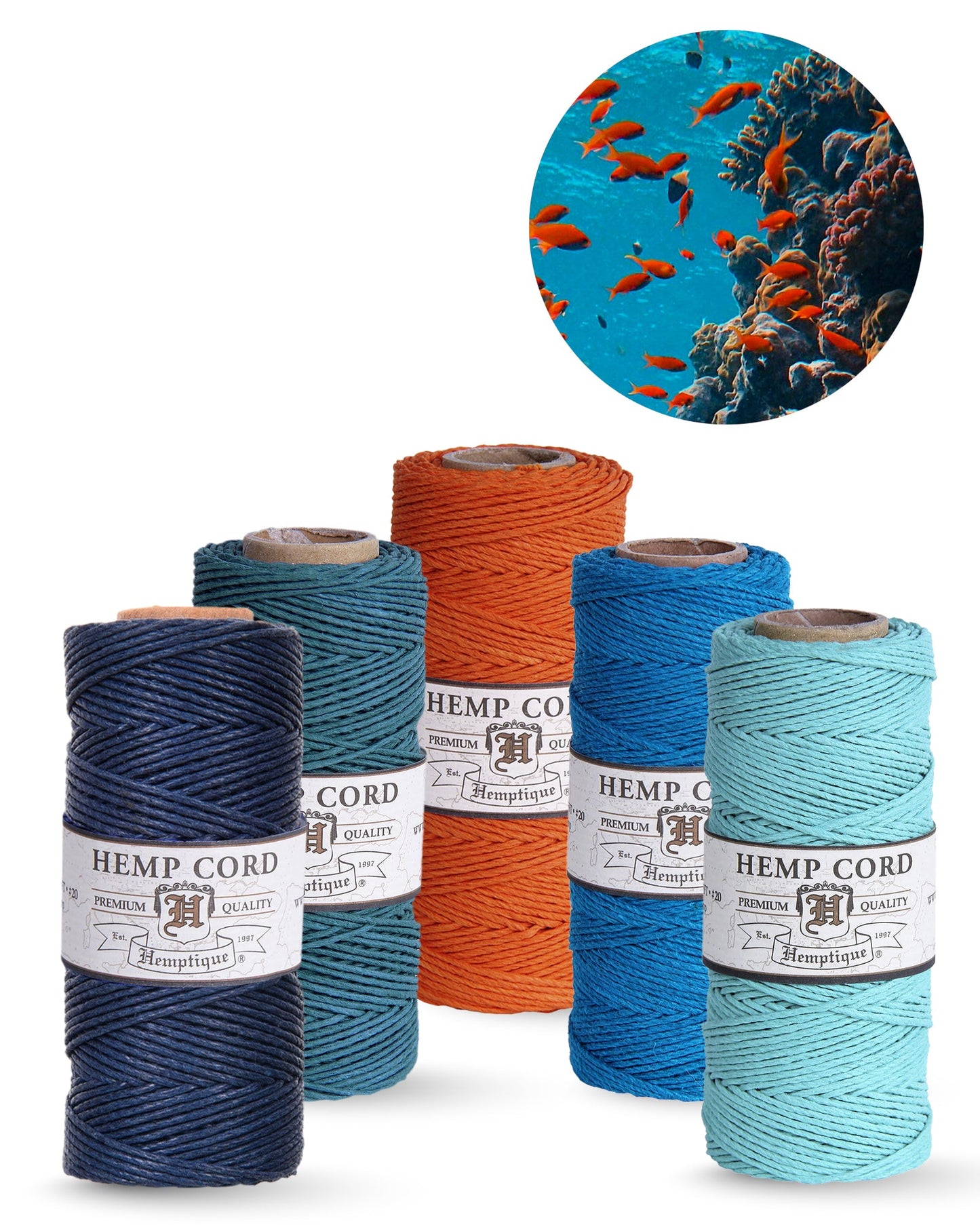 Value Packs #20 (1mm) Hemp Cord Spools