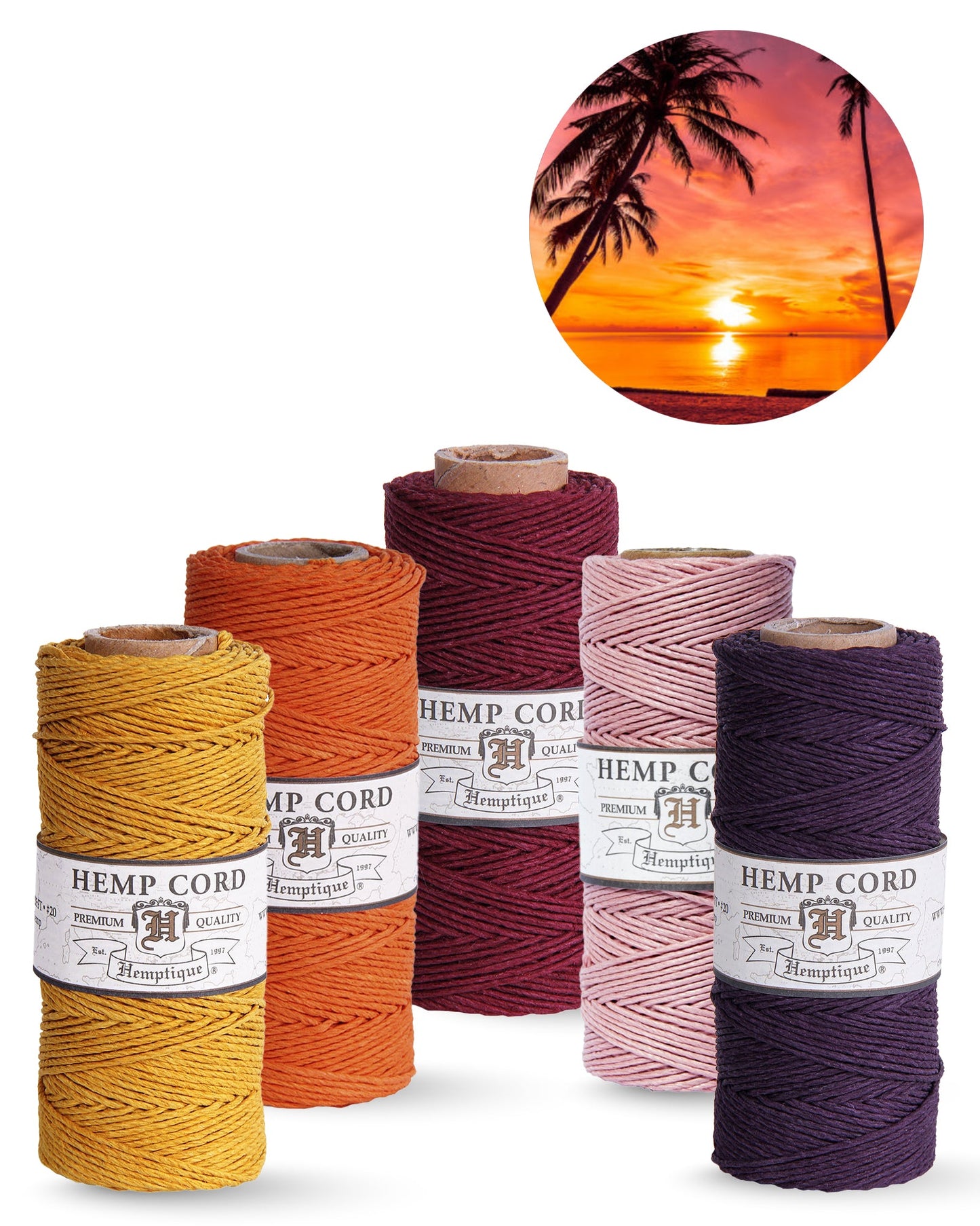 Value Packs #20 (1mm) Hemp Cord Spools