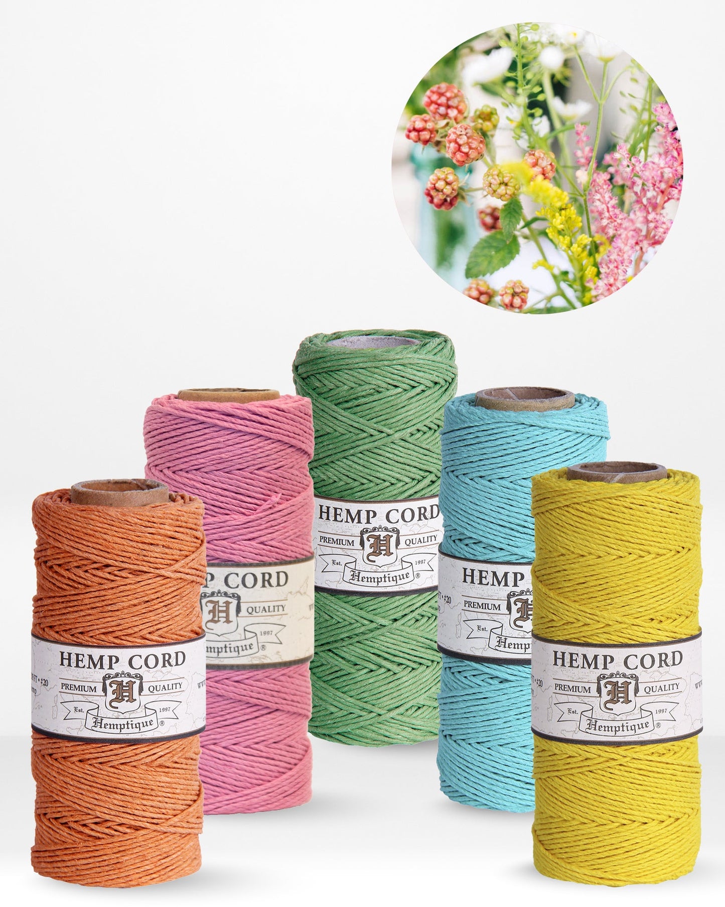 Value Packs #20 (1mm) Hemp Cord Spools