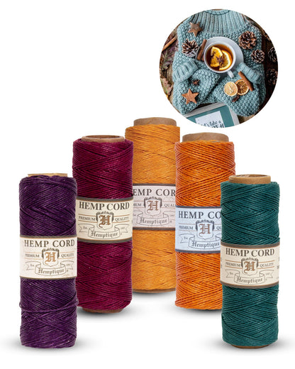 Value Packs #10 (0.5mm) Hemp Cord Spools