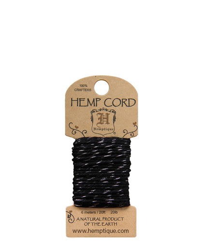 #20 (1mm) Wonderful Jewelry makers Crafting Hemp Cord Mini-Cards