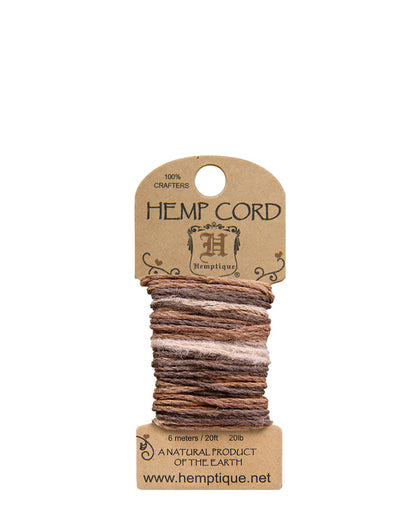 #20 (1mm) Wonderful Jewelry makers Crafting Hemp Cord Mini-Cards