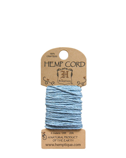 #20 (1mm) Wonderful Jewelry makers Crafting Hemp Cord Mini-Cards