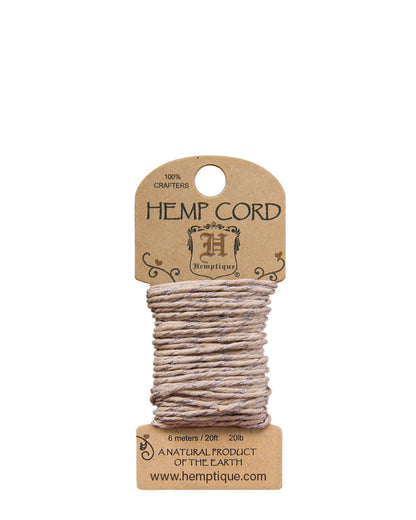 #20 (1mm) Wonderful Jewelry makers Crafting Hemp Cord Mini-Cards