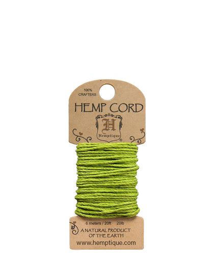 #20 (1mm) Wonderful Jewelry makers Crafting Hemp Cord Mini-Cards