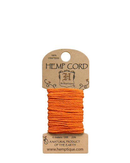 #20 (1mm) Wonderful Jewelry makers Crafting Hemp Cord Mini-Cards