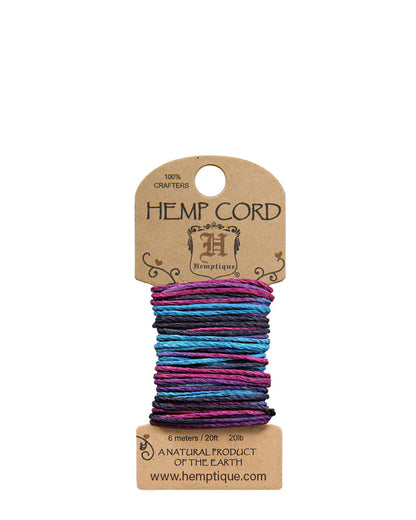 #20 (1mm) Wonderful Jewelry makers Crafting Hemp Cord Mini-Cards