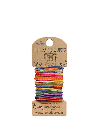 #20 (1mm) Wonderful Jewelry makers Crafting Hemp Cord Mini-Cards