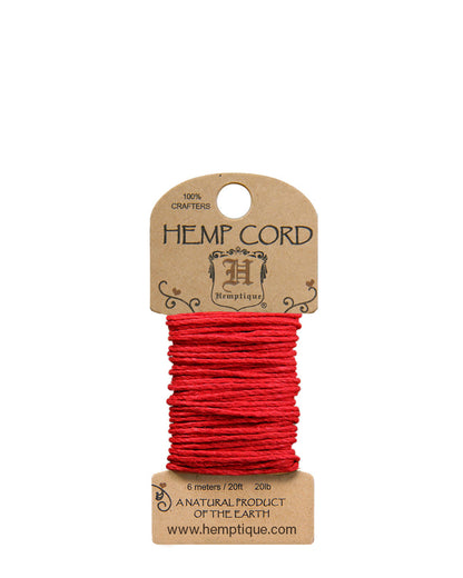 #20 (1mm) Wonderful Jewelry makers Crafting Hemp Cord Mini-Cards