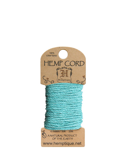 #20 (1mm) Wonderful Jewelry makers Crafting Hemp Cord Mini-Cards
