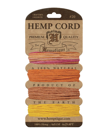 #20 (1mm) Hemp Cord Cards