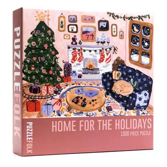 Home for the Holidays 1000 Piece Jigsaw Puzzle by Puzzlefolk