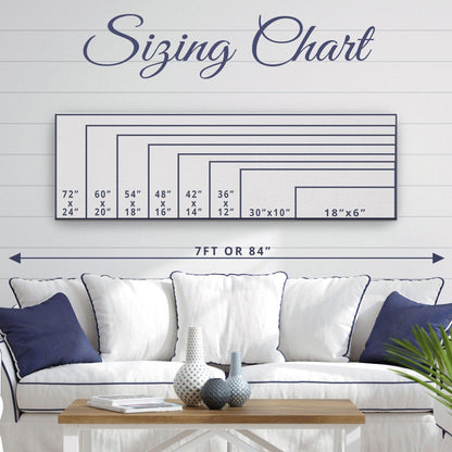 Personalized Nautical Flag Kid's Name Framed Canvas Print